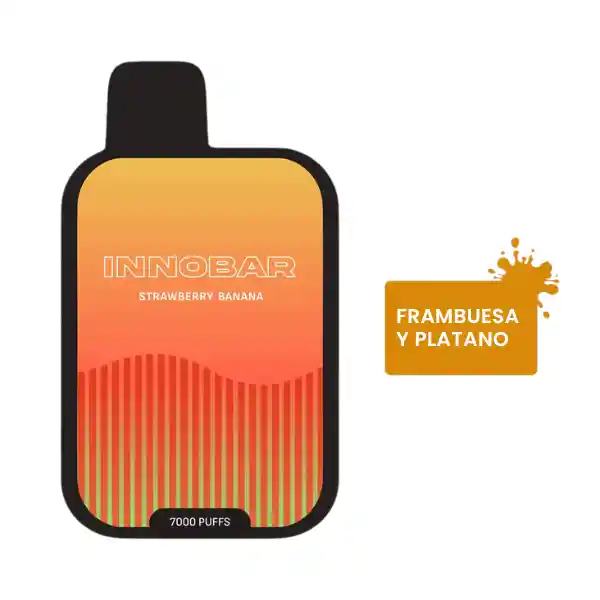 Vaporizador Innobar Straweberry Banana 7000puffs.