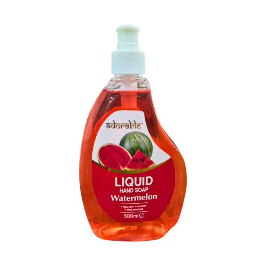 Adorable Jabón Liquido Para Manos Sandía 500 Ml