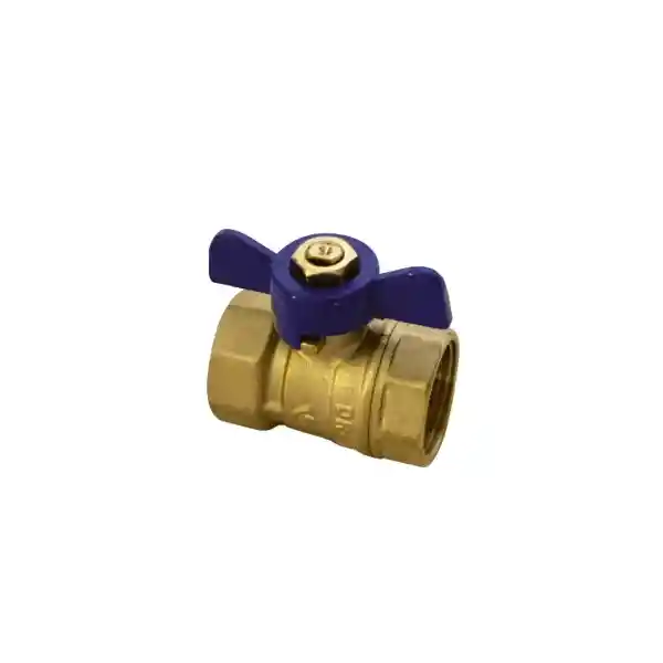 Mini Valvula De Bola 1/2'' Hi-hi Azul