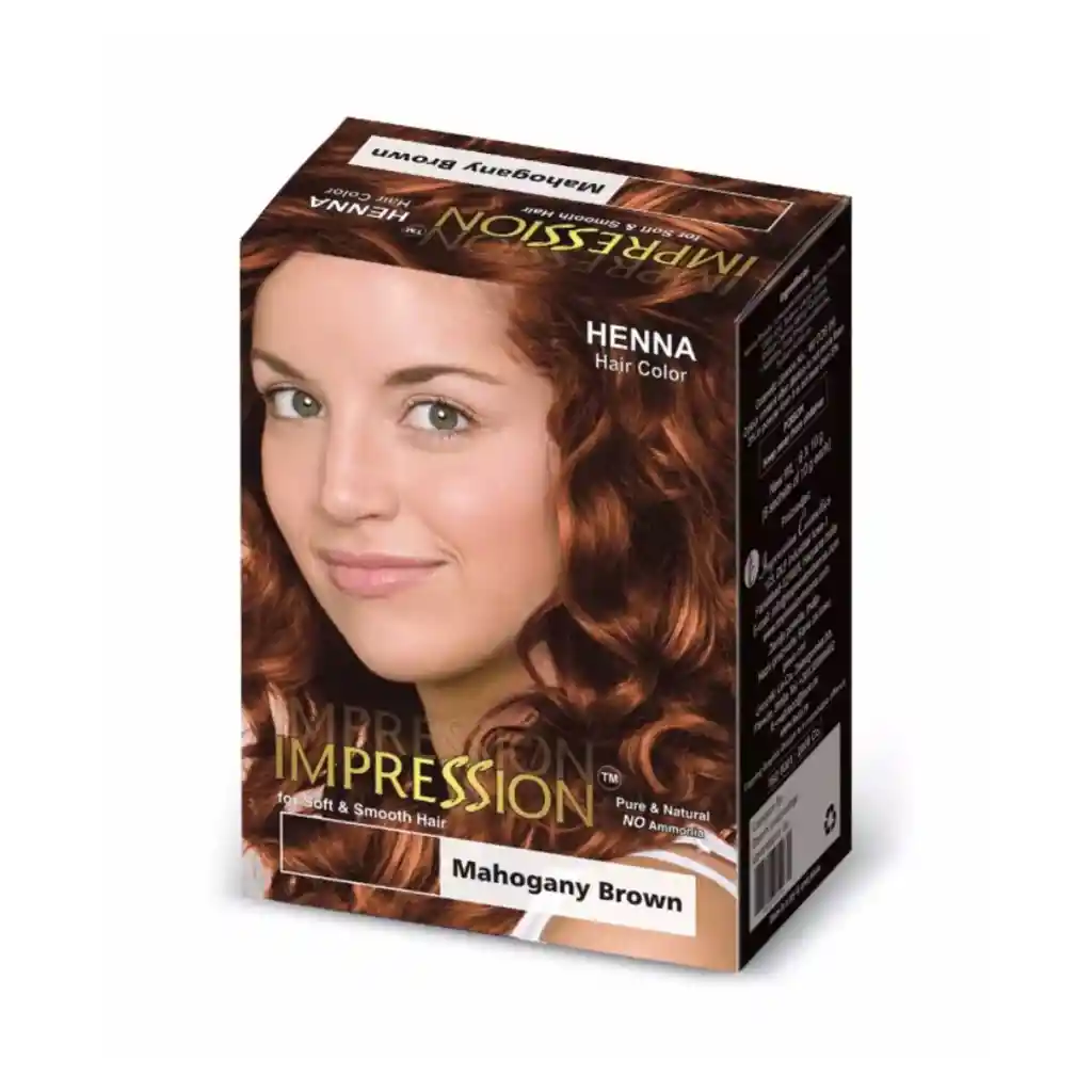 Impression Henna Hair Color Caoba 10 Gr X 6 Saches