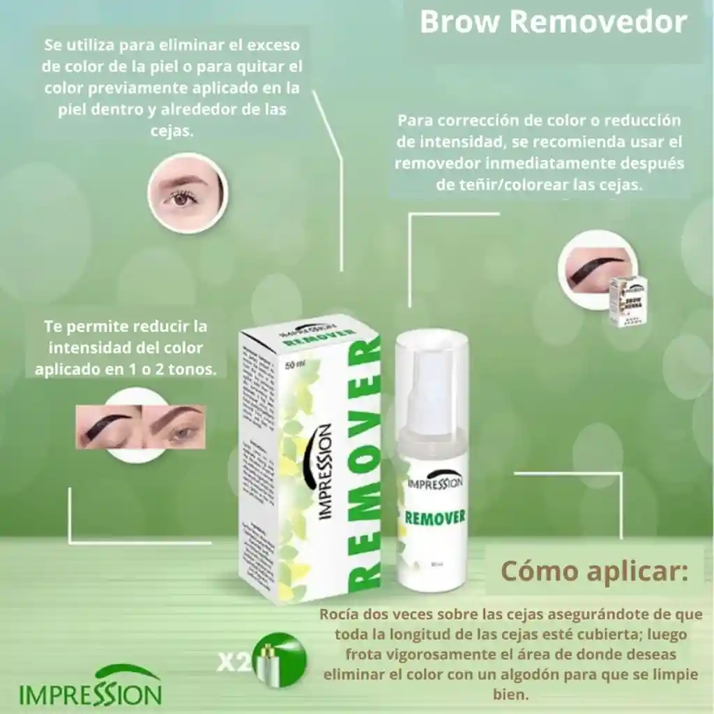 Impression Removedor De Henna 50 Ml
