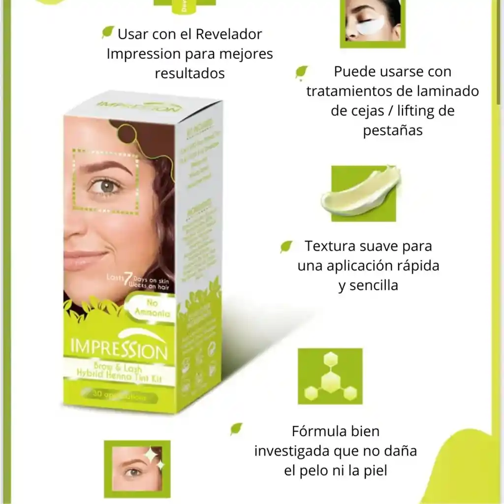 Kit Hair Tintura Cejas Y Pestañas Ceniza 15ml