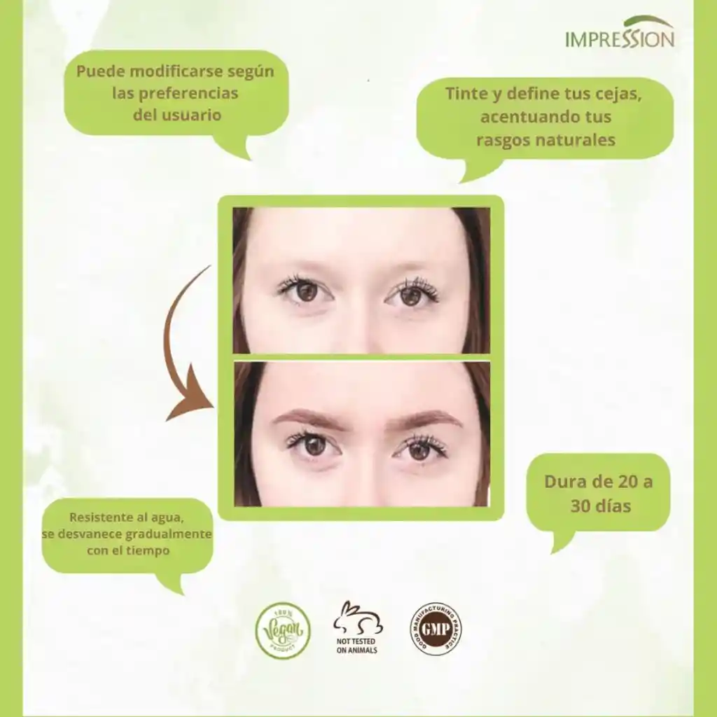 Impression Brown Henna Castaño Oscuro 10gr