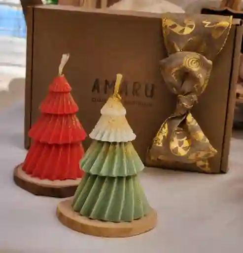 Velas Pino De Navidad