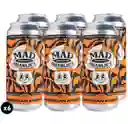 6-pack American Amber Ale Lata 473cc Cervecería Artesanal Mad Charlie's Valdivia