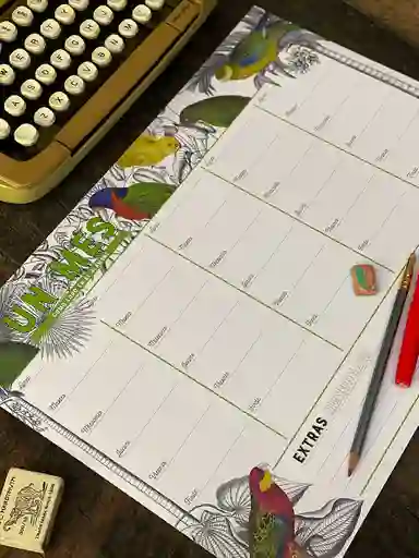Organizador Xl Mensual · Loros