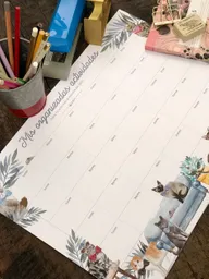 Organizador Xl Mensual · Gatos