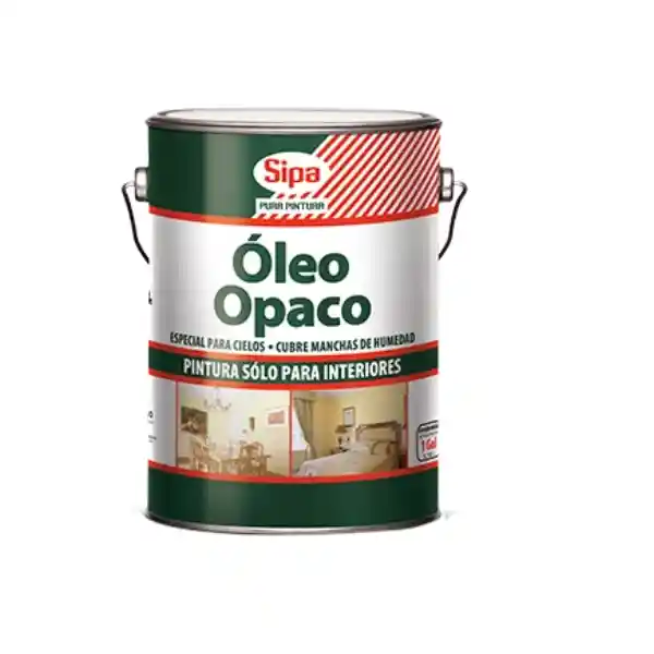 Oleo Opaco Blanco 1/4 Gl. Sipa