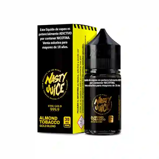 E-liquid Gold Blend Almond Tobacco Salt 35mg 30ml - Nasty Juice