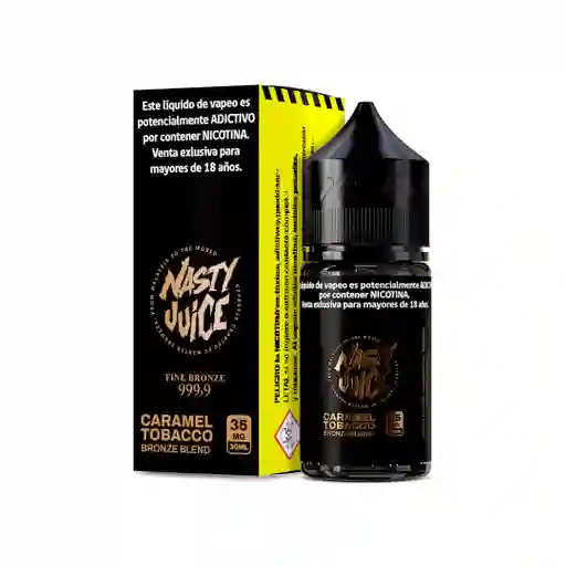 E-liquid Bronze Blend Caramel Tobacco Salt 35mg 30ml - Nasty Juice