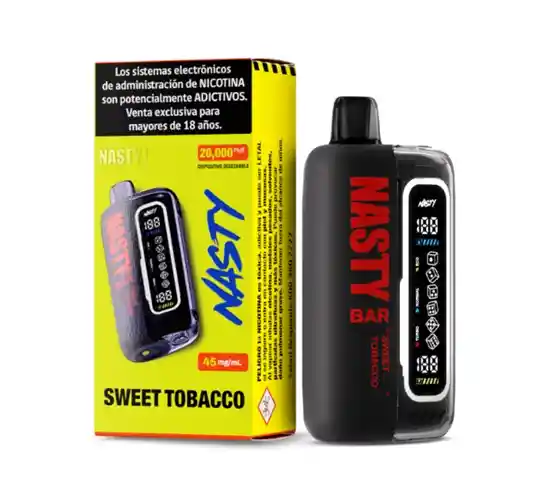 Vaper Nasty Bar 20000 Puffs Sweet Tobacco Con Nicotina