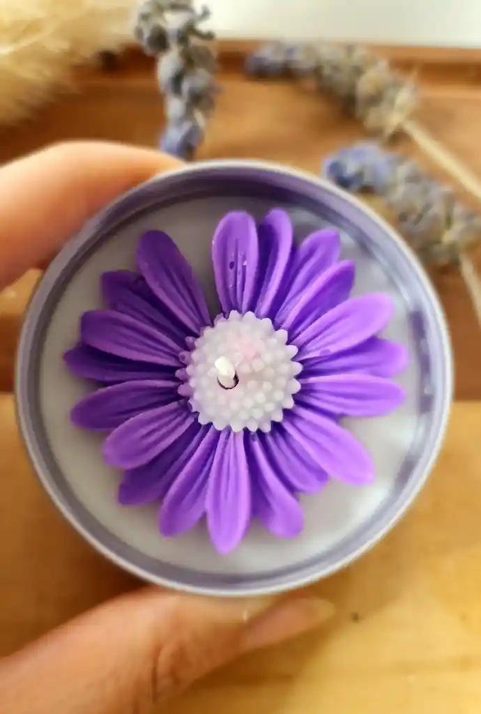 Vela Luz Nómade Margarita Lavanda