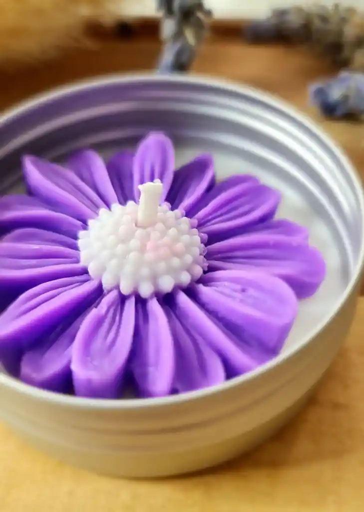 Vela Luz Nómade Margarita Lavanda