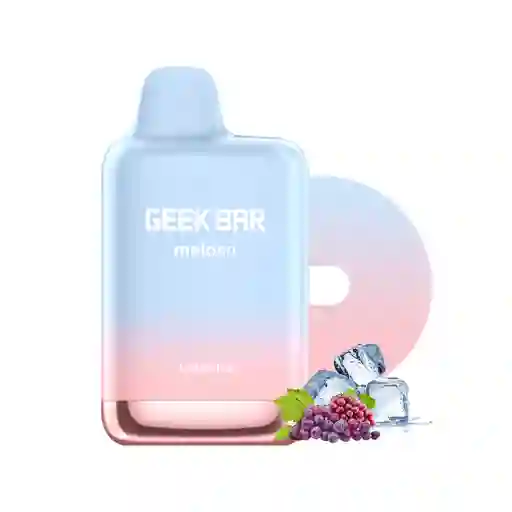 Vaporizador Geek Bar Meloso Grape Ice 9000 Puffs.