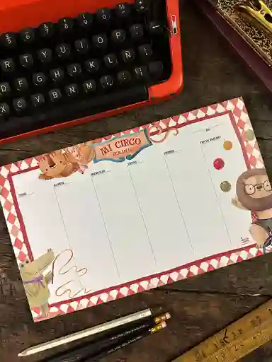 Organizador M Semanal · Circo