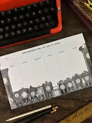 Organizador M Semanal · Dando La Hora