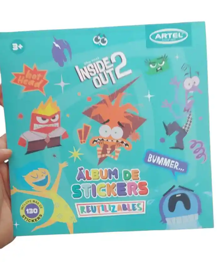 Album Stickers Reutilizables Intensamente 2