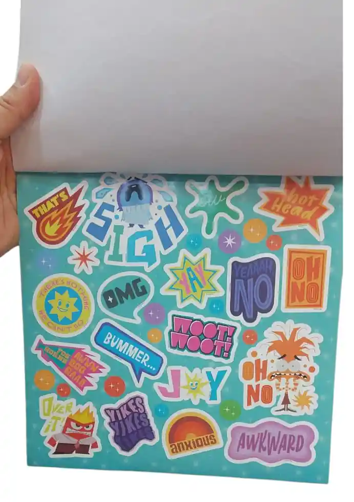 Album Stickers Reutilizables Intensamente 2