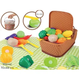 Canasta Picnic Verduras C/velcro – Lama