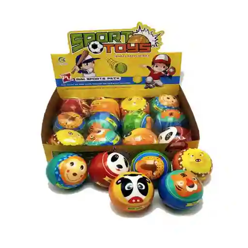 Pelota Soft Caritas Animales 10 Cms ( 1 Unidad ) – Lama