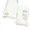 3 Toallas Royal Touch Floral Mano 40cm X 80cm Algodón 550 Gsm Bohemik