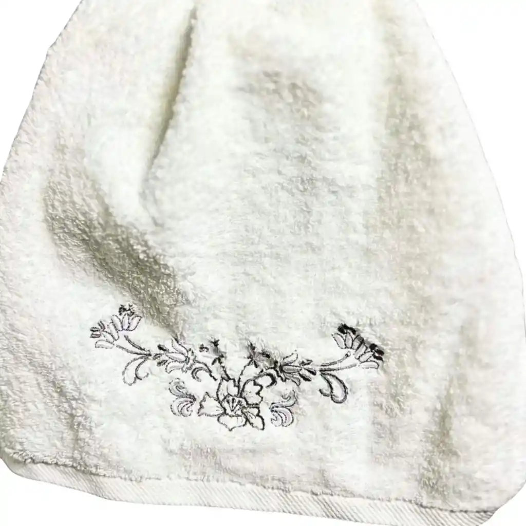 	 3 Toallas Royal Touch Floral Visita 30cm X 45cm Algodón 550gsm Bohemik