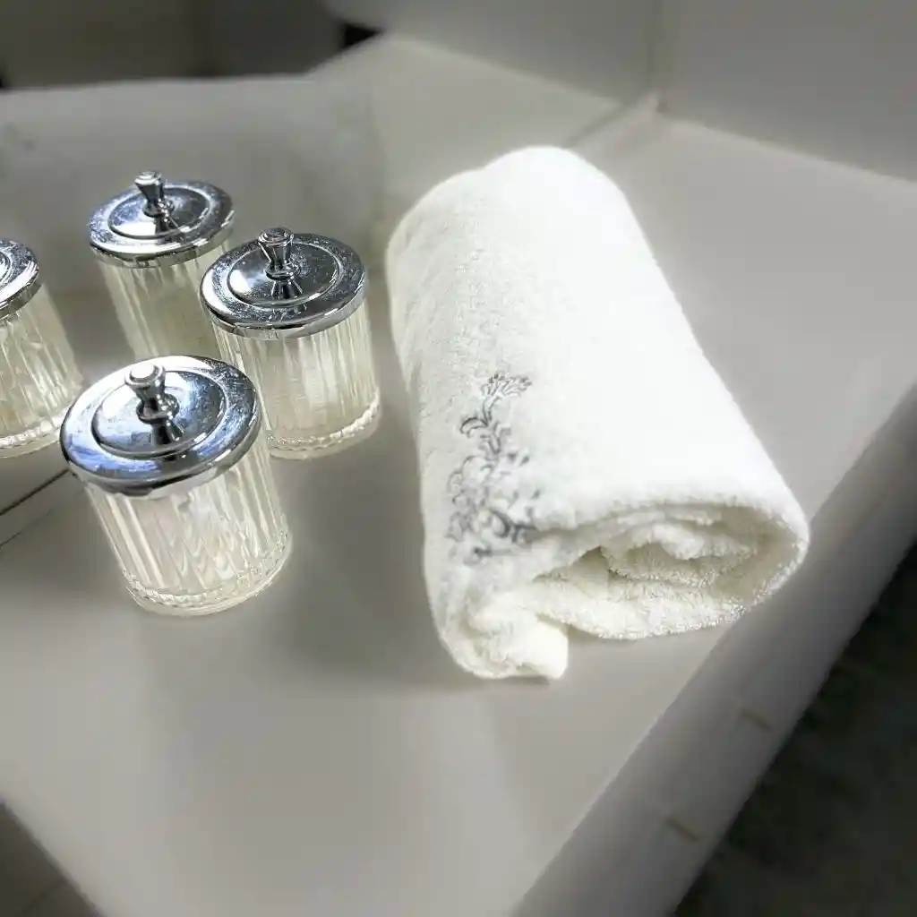 3 Toallas Royal Touch Gray Baño 60cm X 130cm Algodón 550 Gsm Bohemik