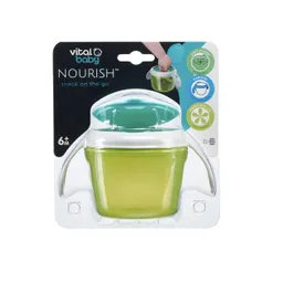Contenedor Para Cereal O Snack Vital Baby - Verde