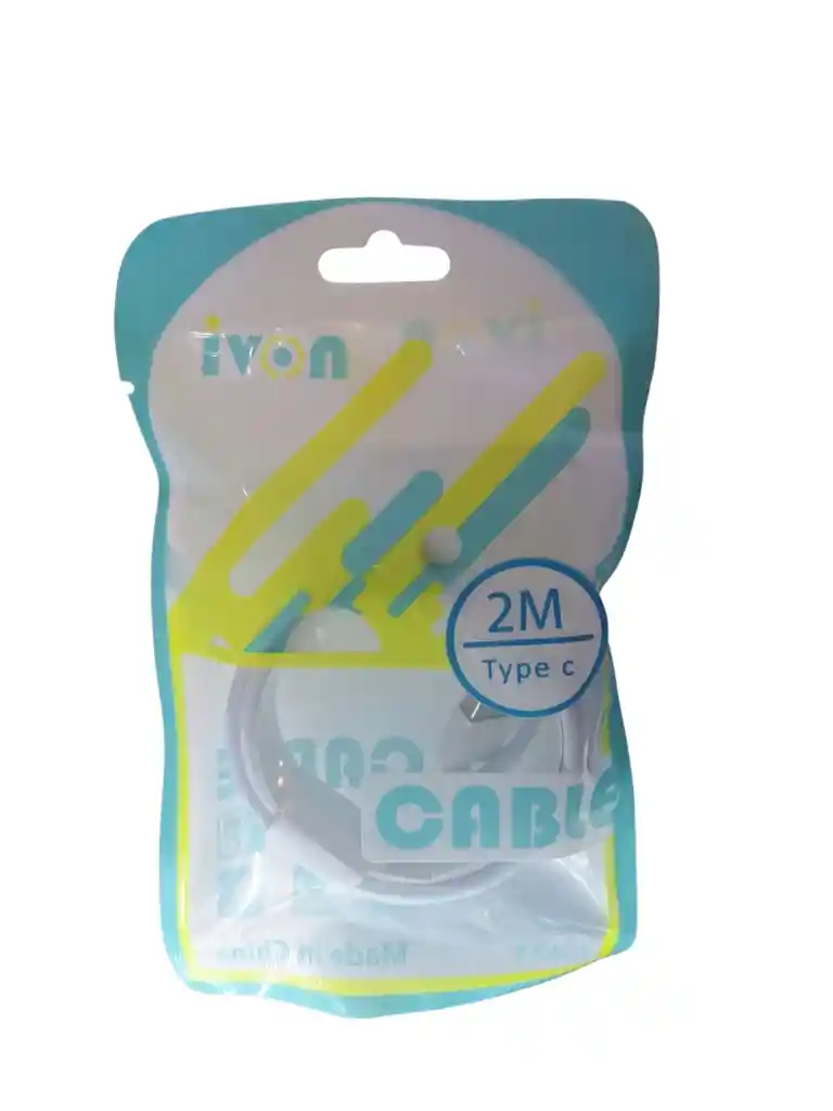 Cable Carga Tipo C 2 Metros Ivon Ca71