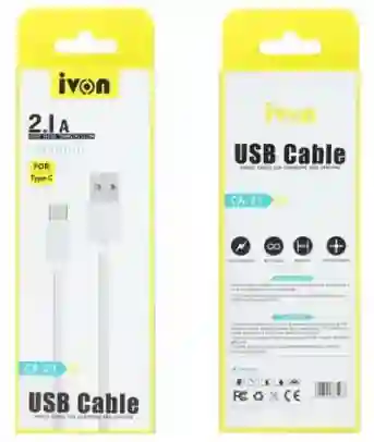 Cable Carga Tipo C Ivon Ca21