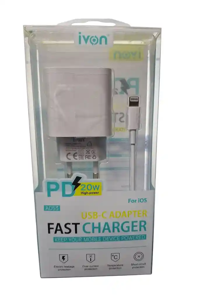 Cargador Iphone Ivon Ad53