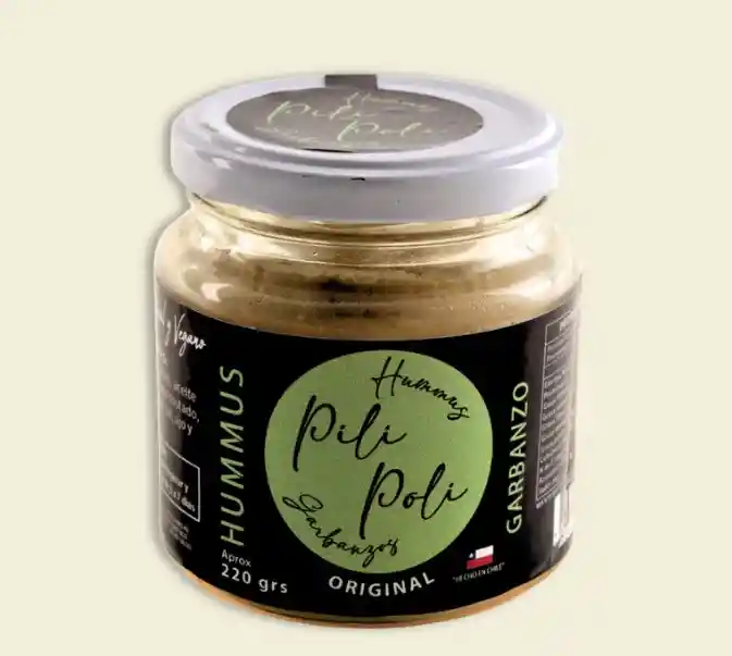 Hummus Artesanales Pili Poli 220 Grs Garbanzo Tradicional