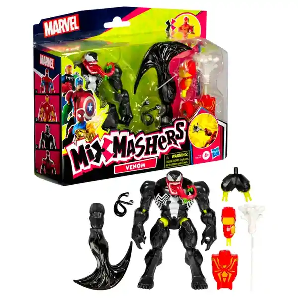 Spider-Man Figura Mix Mashers Venom Dlx