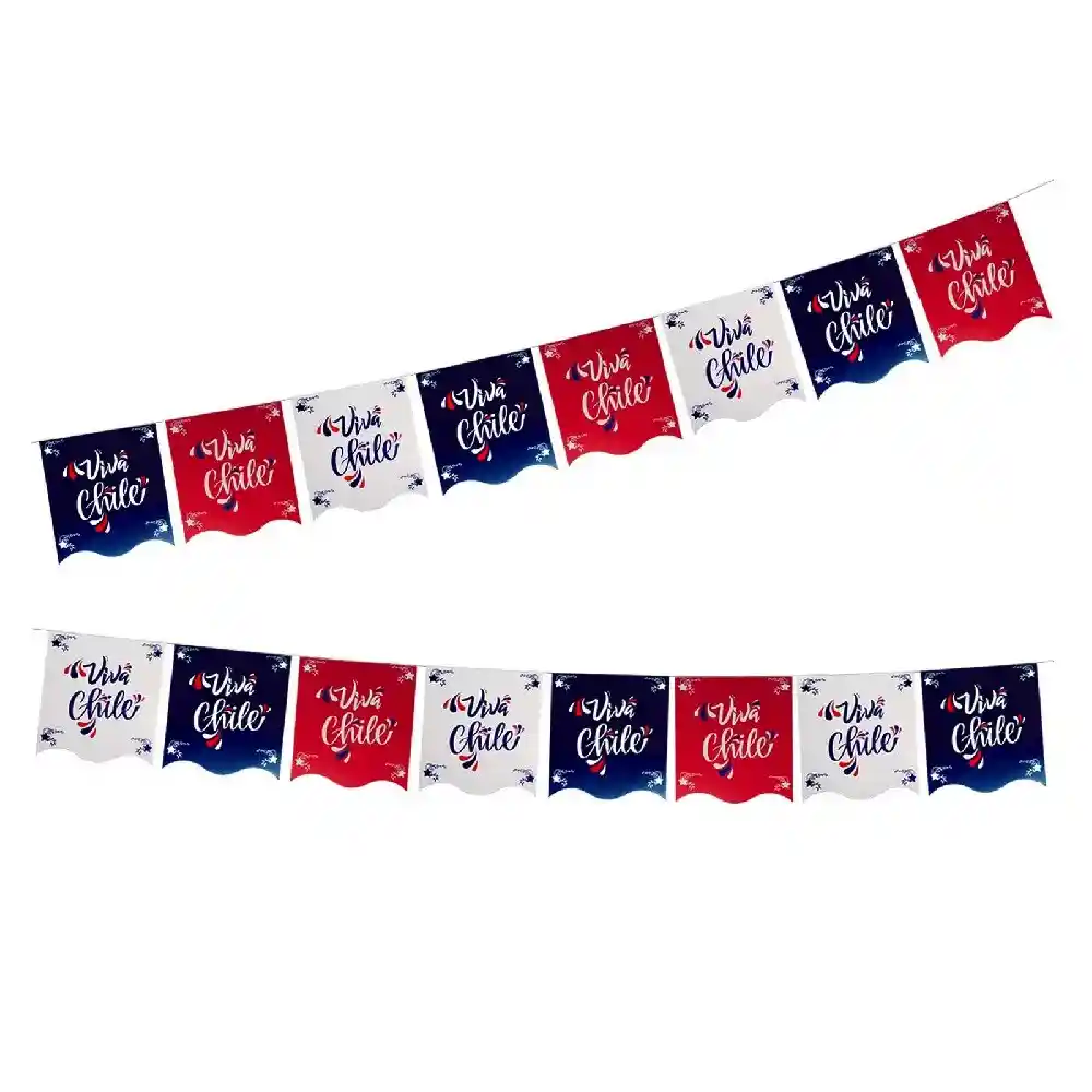 Guirnalda Banderines Viva Chile