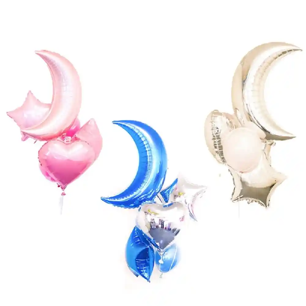 Set Globos Estrella Luna
