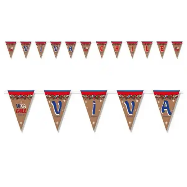 Guirnalda Banderines Viva Chile