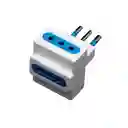 Enchufe Adaptador Triple Certificado Philco 1500w 10a 79310