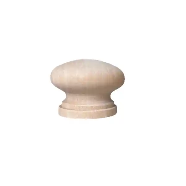 Tirador Madera Redondo Ø32mm 1 Unidad