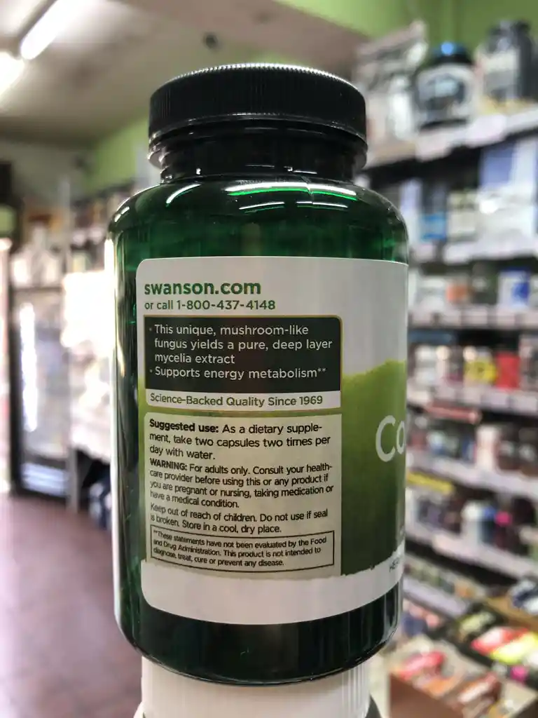 Cordyceps 600mg 120 Caps Swanson