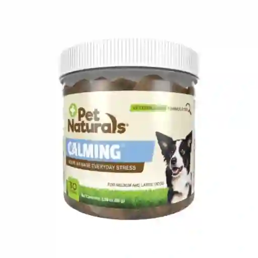 Pet Naturals, Masticables Calmantes Para Perros Medianos Y Grandes, Sabor Pollo (96g)