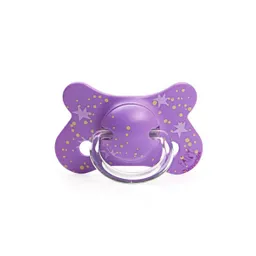 Chupete De Silicona Fusion Anatómico Estrellas Morado, -2-4 Meses, Suavinex