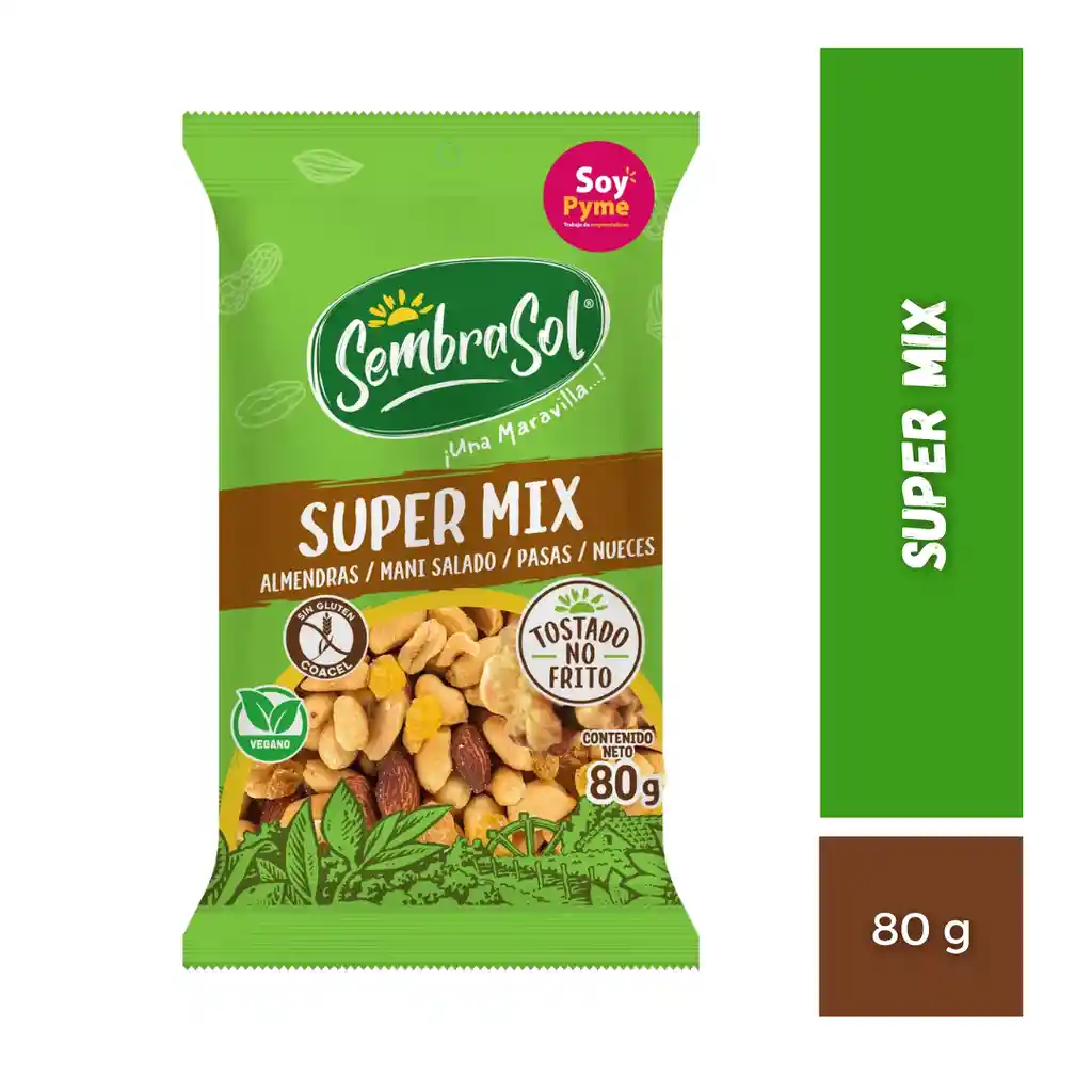 Super Mix Mani Sembrasol, 80g