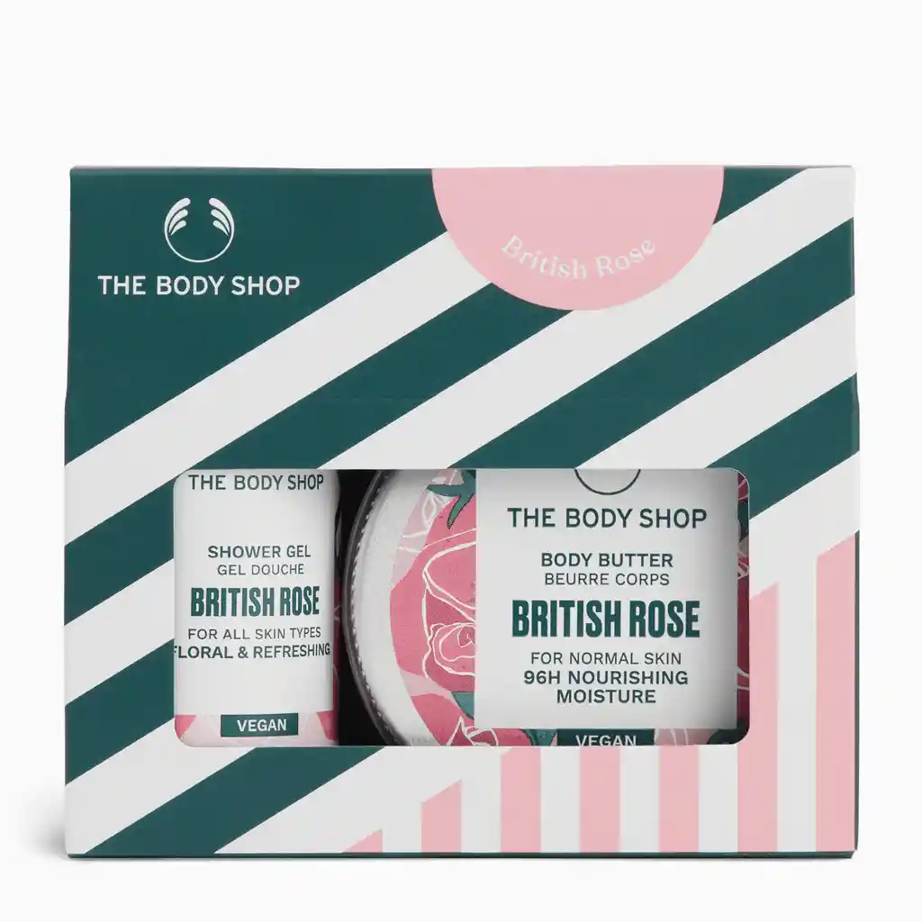Set De Regalo De Viaje De The Body Shop De Rosa Británica