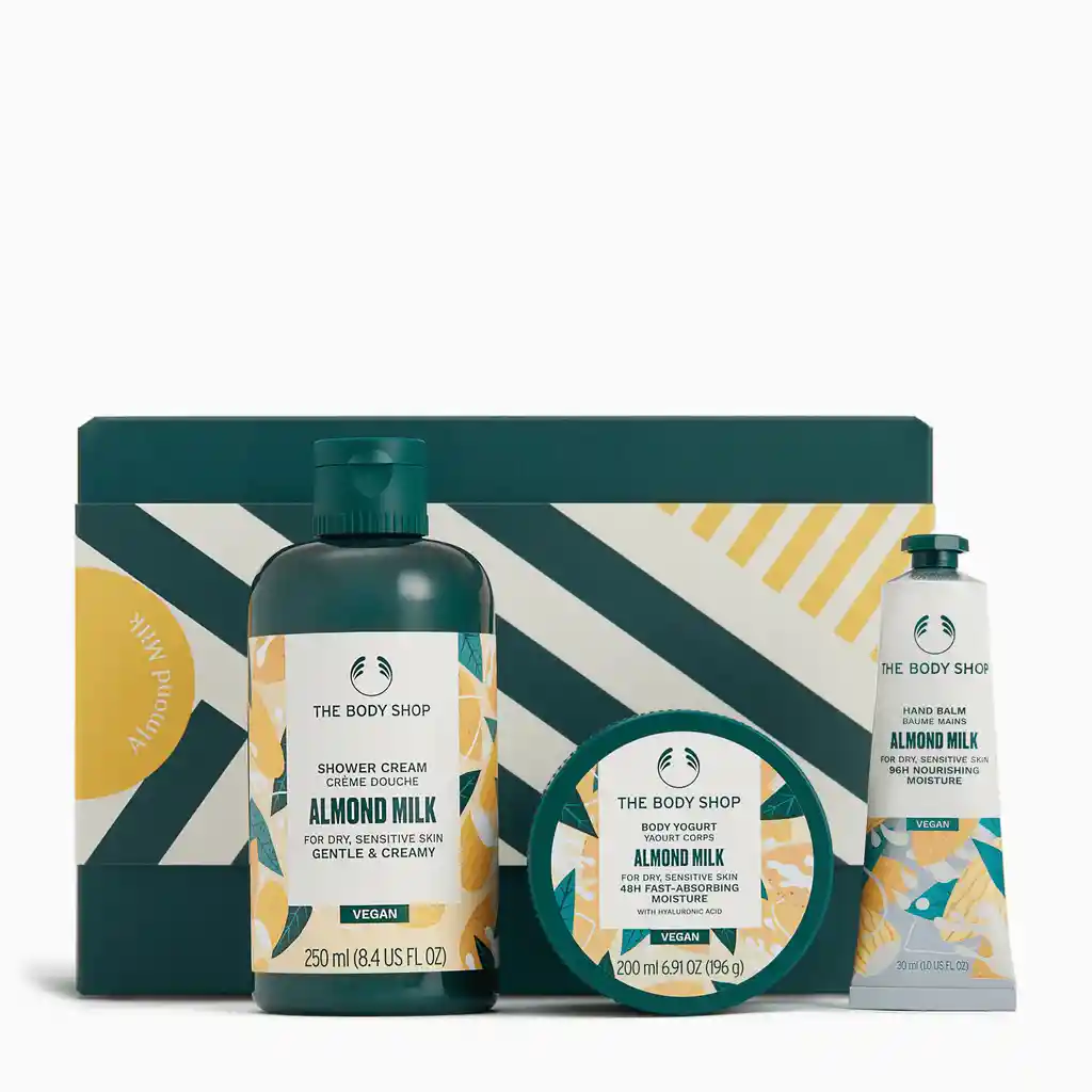 Set De Regalo The Body Shop Esenciales De Leche De Almendras