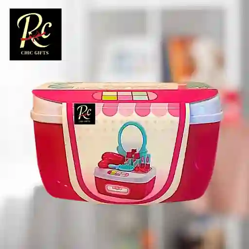 Set Tocador Fashion Para Niñas - ¡juego De Belleza Portátil, Exclusivo Regalos Chic!