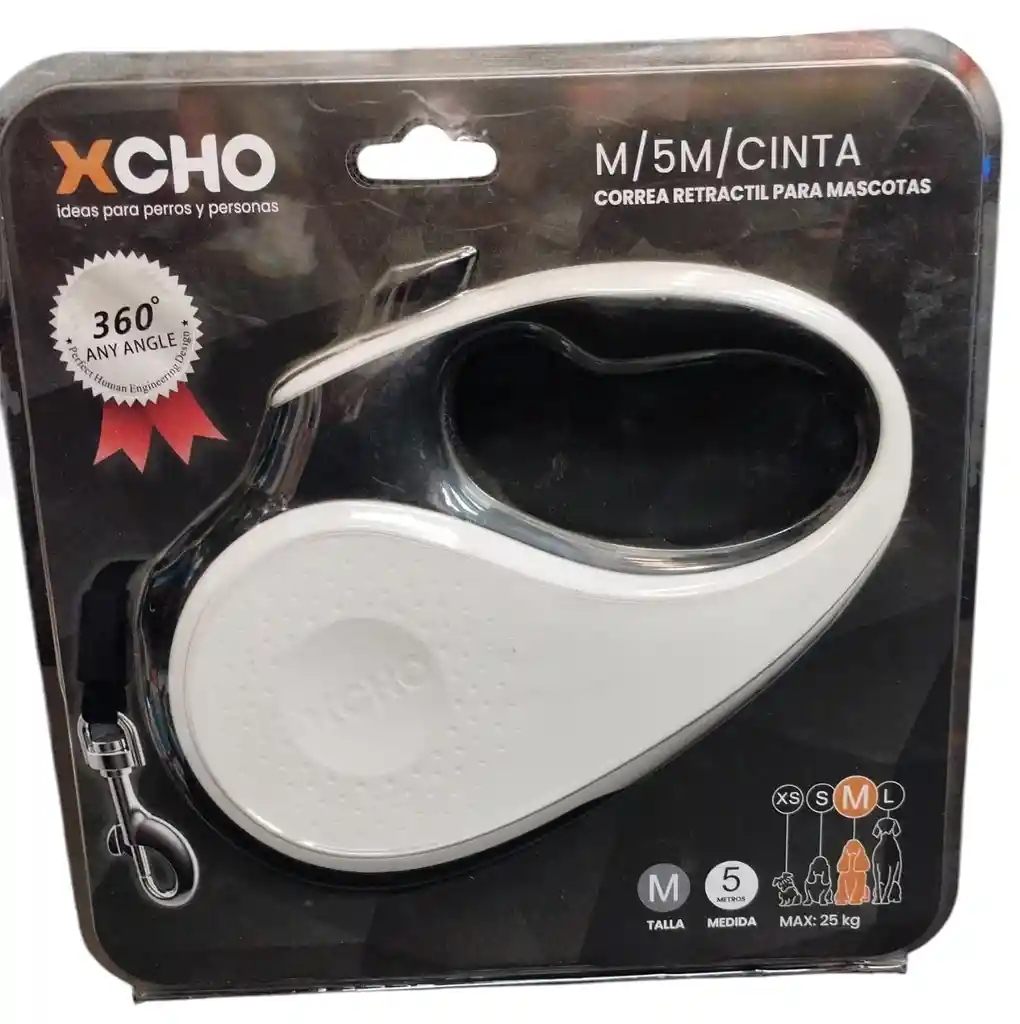 Xcho - Correa Retractil M 5m Hasta 25kg