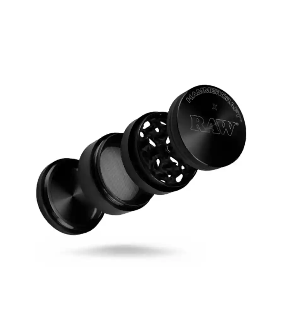 Moledor Raw Hammer Craft Aluminio 4 Partes 63mm (black)