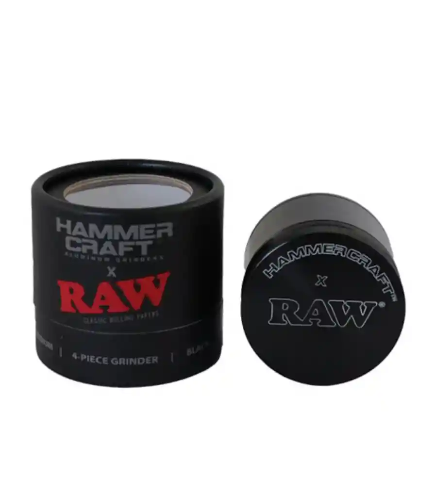 Moledor Raw Hammer Craft Aluminio 4 Partes 63mm (black)
