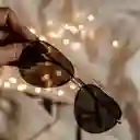 Lentes Sol Gafas Para El Sol Filtro Uv Tipo Aviador Militar Moda