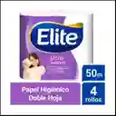 Confort Papel Higiénico Elite Ultra Suave Doble Hoja X4 Rollos | 50m